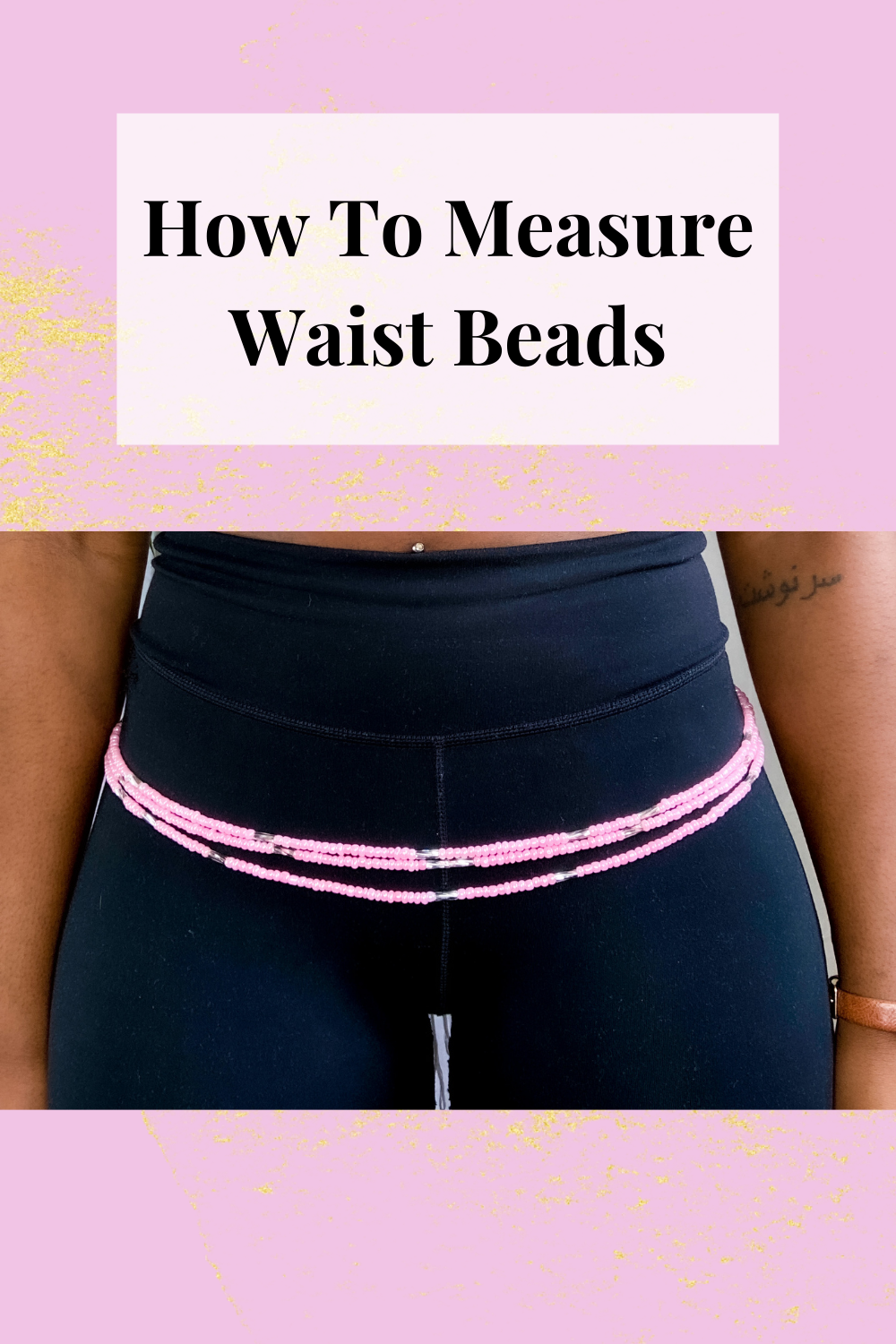 how to measure for waist beads 