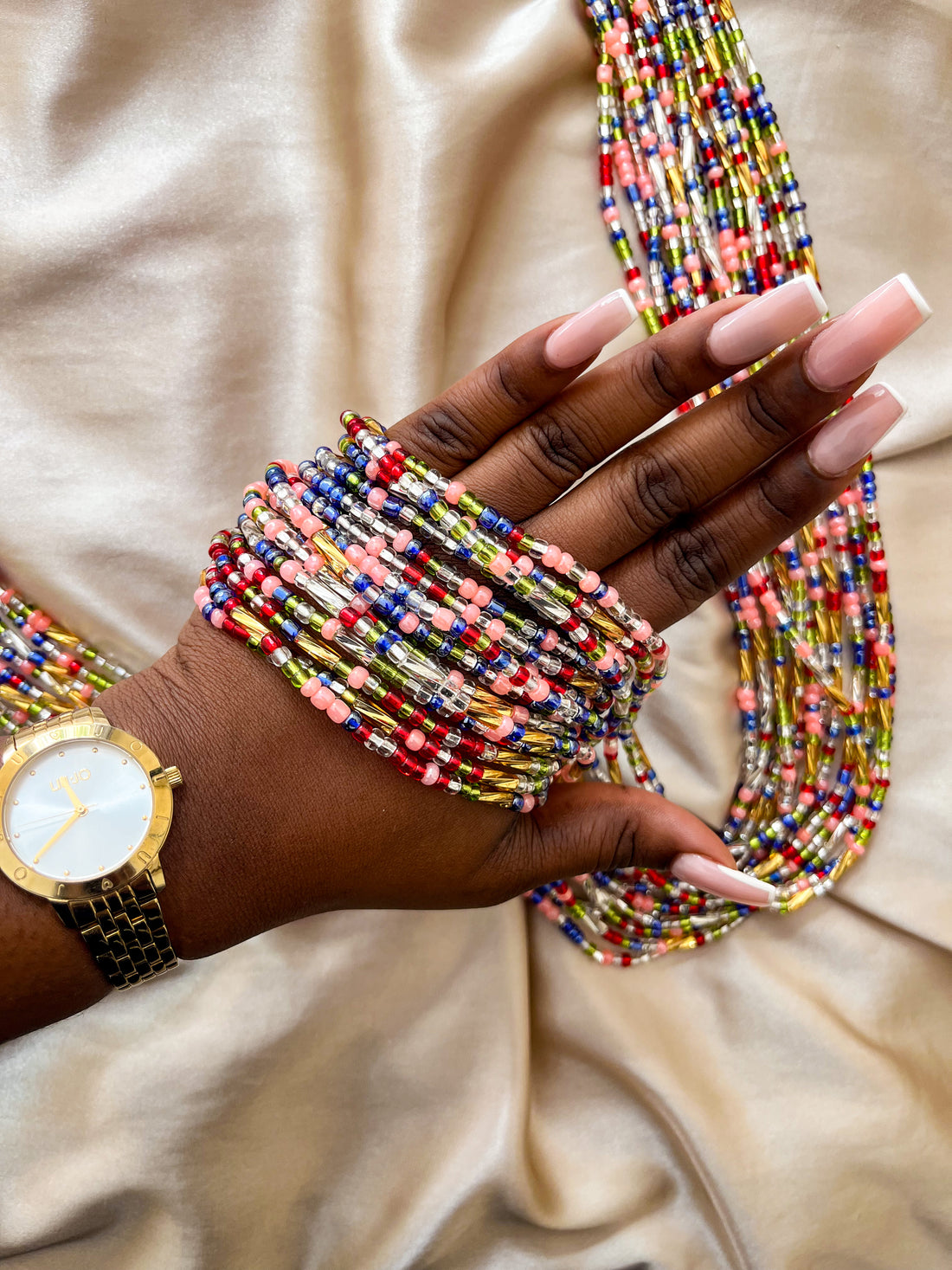 Graceful Luxury African Waist Bead